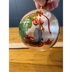 Vintage 1982 Holiday Ornament – Warm Memories Christmas Ball